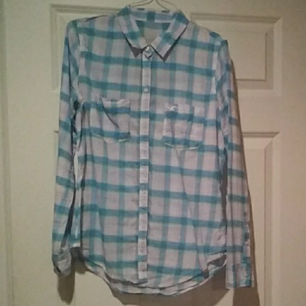 plaid button up shirt